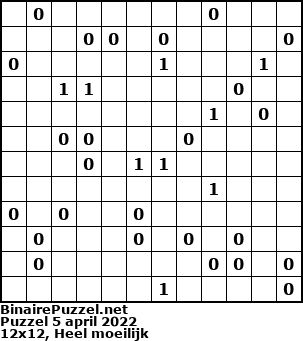 Binaire Puzzel