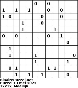 Binaire Puzzel