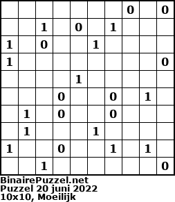 Binaire Puzzel