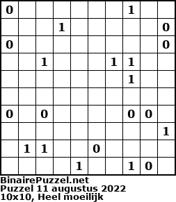 Binaire Puzzel