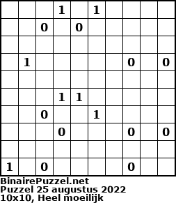 Binaire Puzzel