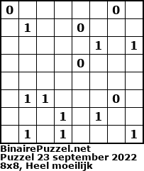 Binaire Puzzel