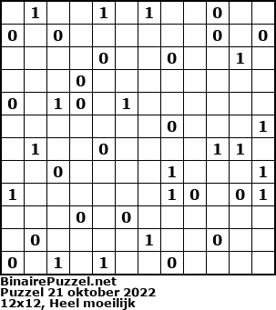 Binaire Puzzel