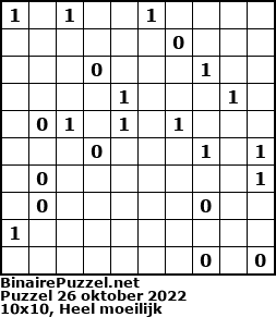 Binaire Puzzel