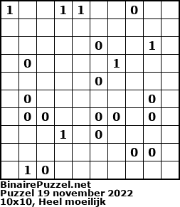 Binaire Puzzel