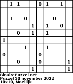 Binaire Puzzel