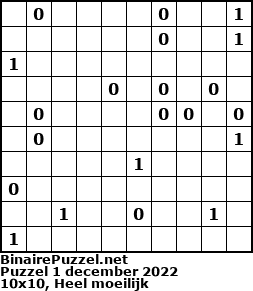 Binaire Puzzel