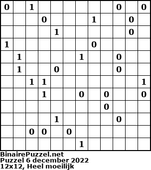 Binaire Puzzel