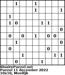 Binaire Puzzel