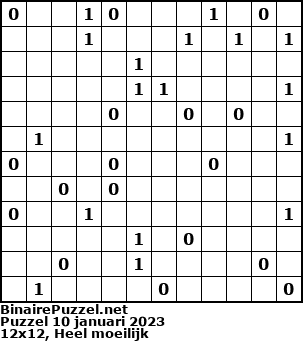 Binaire Puzzel