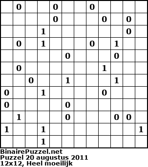 Binaire Puzzel