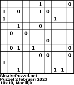 Binaire Puzzel