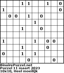 Binaire Puzzel