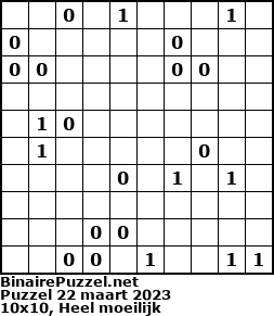 Binaire Puzzel