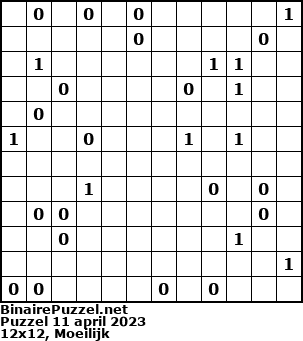 Binaire Puzzel