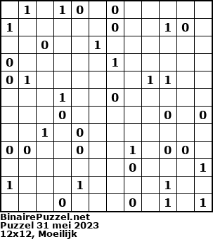 Binaire Puzzel