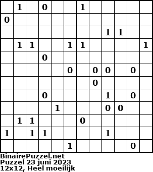 Binaire Puzzel