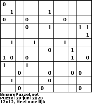 Binaire Puzzel