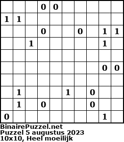 Binaire Puzzel