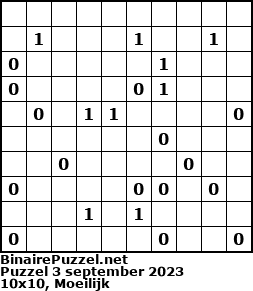 Binaire Puzzel