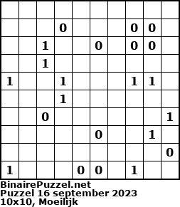 Binaire Puzzel