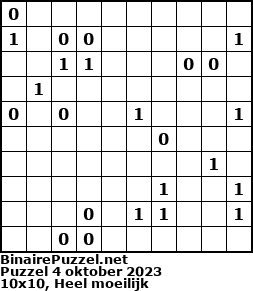 Binaire Puzzel