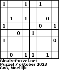 Binaire Puzzel