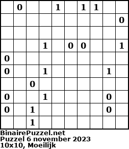 Binaire Puzzel