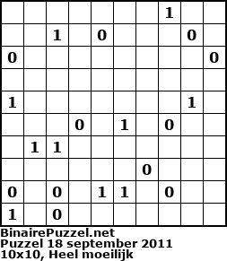 Binaire Puzzel
