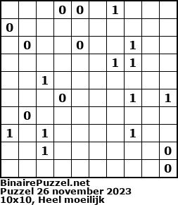 Binaire Puzzel