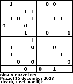 Binaire Puzzel