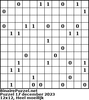 Binaire Puzzel
