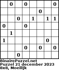 Binaire Puzzel