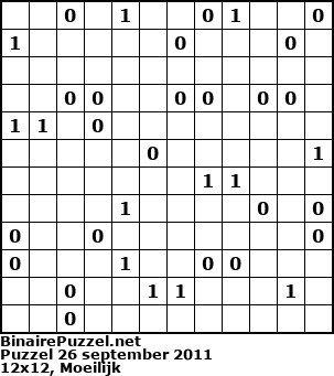 Binaire Puzzel