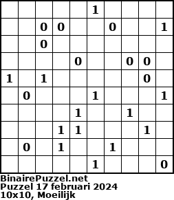 Binaire Puzzel