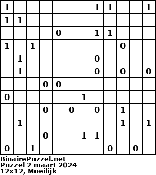 Binaire Puzzel