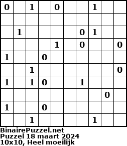 Binaire Puzzel