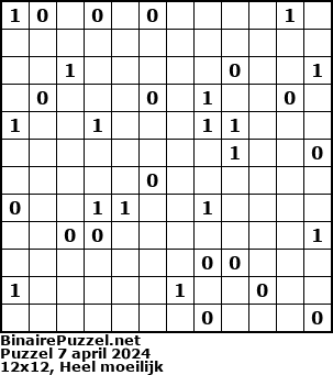 Binaire Puzzel