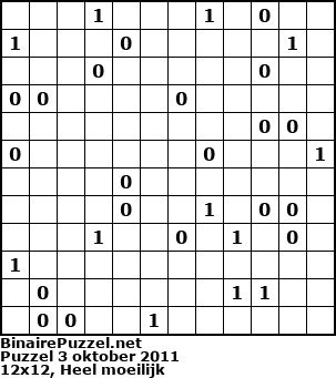 Binaire Puzzel