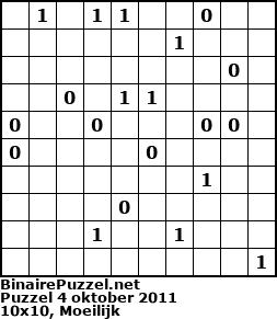 Binaire Puzzel