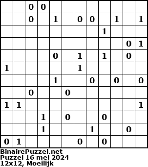Binaire Puzzel