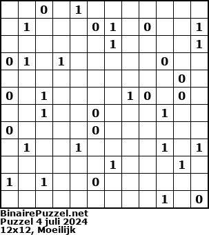 Binaire Puzzel