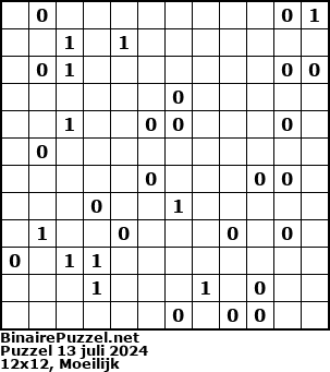 Binaire Puzzel