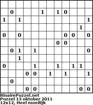 Binaire Puzzel