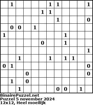 Binaire Puzzel