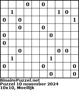 Binaire Puzzel