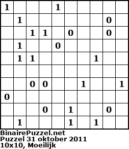 Binaire Puzzel
