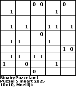 Binaire Puzzel