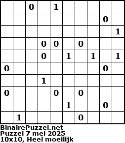 Binaire Puzzel