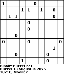 Binaire Puzzel